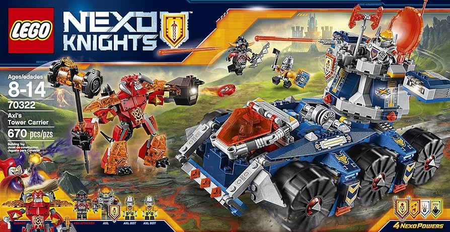 LEGO Nexo Knights 70322 Axl's Tower Carrier Building Kit